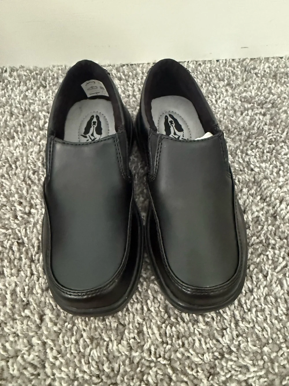 Black Slip-On Boy's Dress Shoes